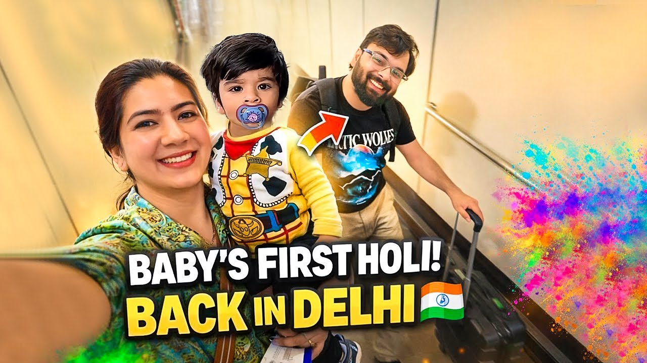 Hum chale firse DELHI ; ANSH ki First HOLI Celebrate karne || Tanya and Veer