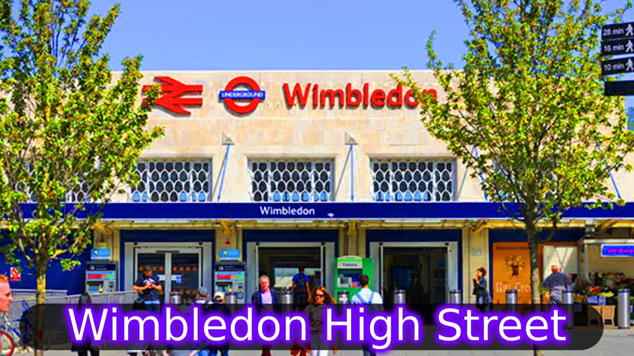 London Walk Wimbledon High Street 🌞 Sunny Day London Walking Tour