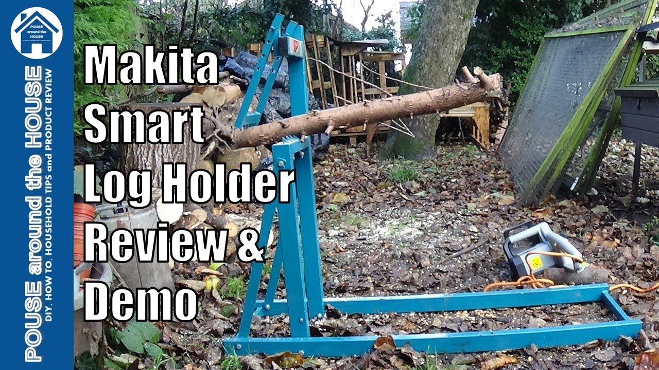 Makita smart holder log saw horse review and demo. Makita 71691 log holder.