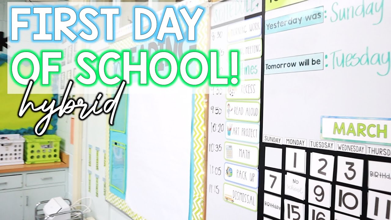First Day of IN PERSON Teaching!! - Vlog