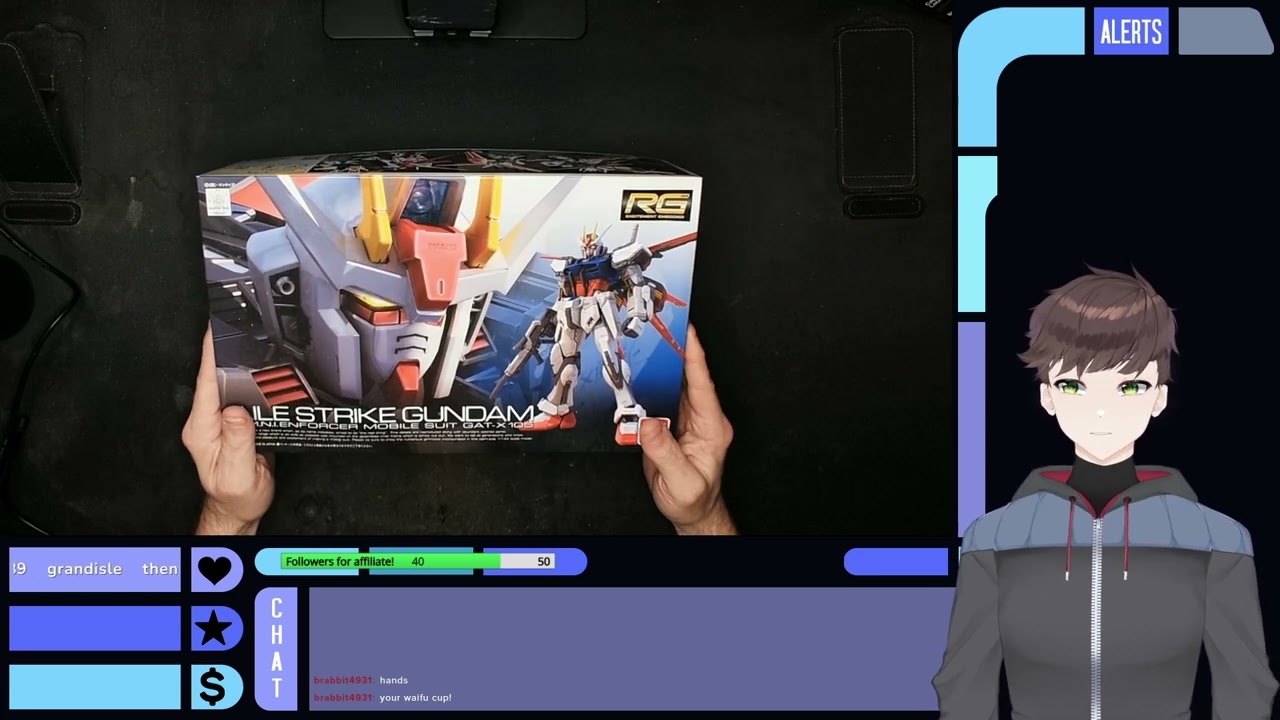 Gunpla build stream! | RG GAT-X105 Aile Strike Gundam! #1