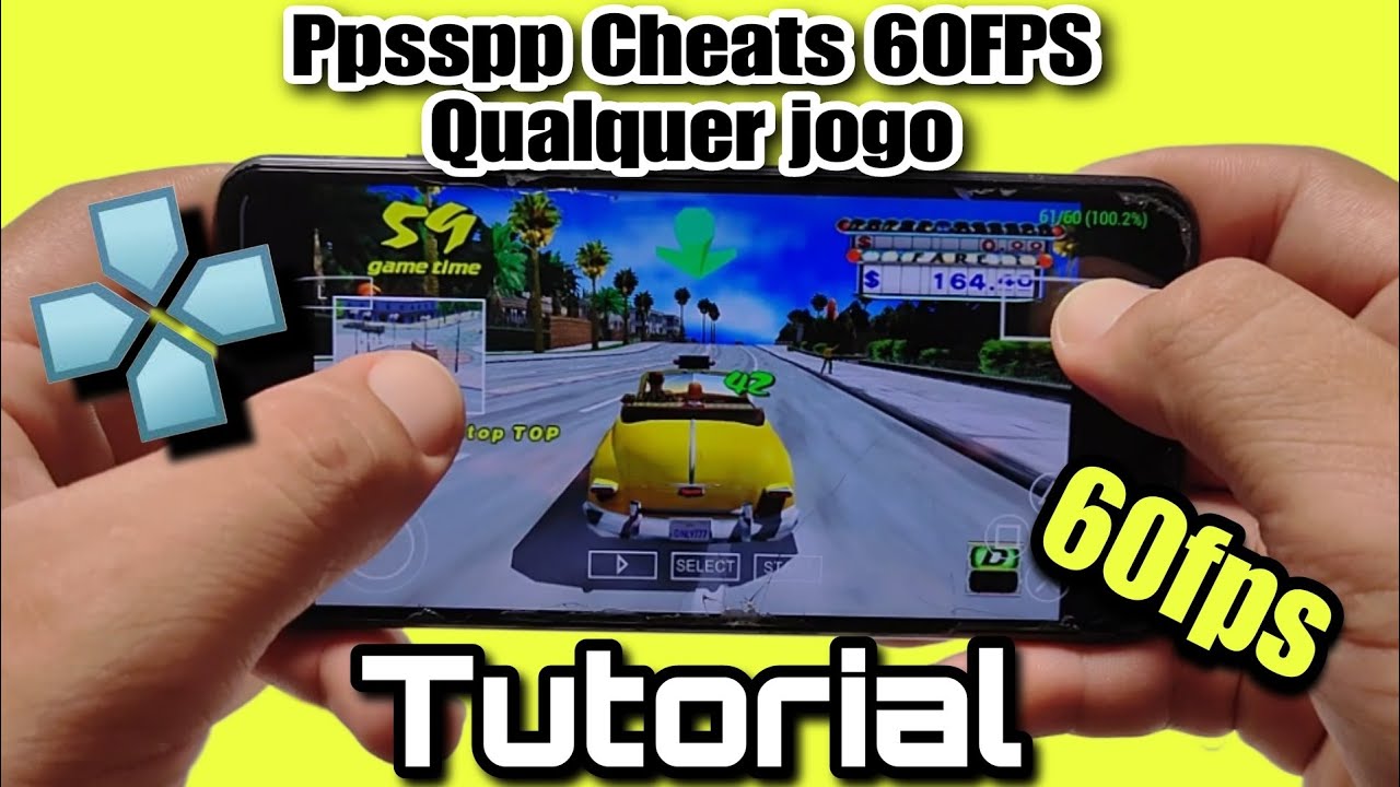 Como rodar seus jogos no Ppsspp a 60FPS tutorial Cheats 60fps Ppsspp