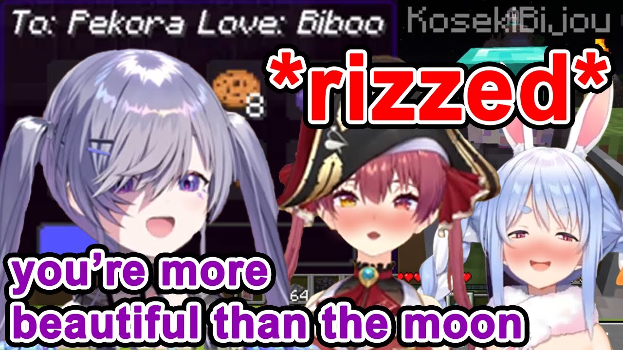 Bijou's Japanese Valentine's Day Confession to Pekora and Marine is Way too Cute [Eng Subs/Hololive]