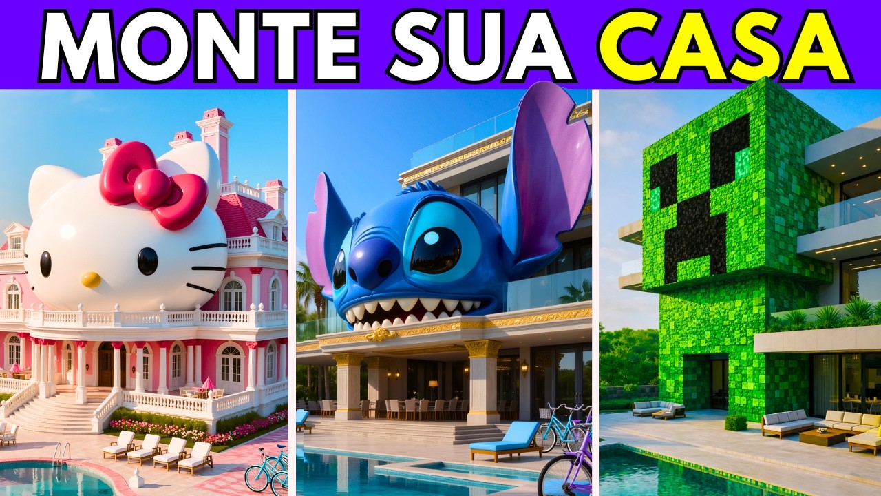 MONTE SUA CASA DOS SONHOS! 💎🏡  | Jogo das escolhas ✨ | Quiz | Zera Quiz