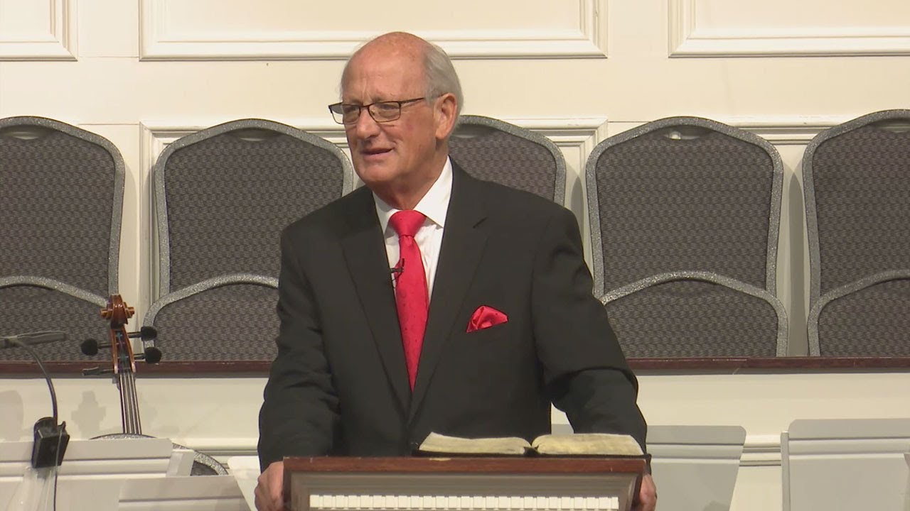 Dr. Jack Trieber preaching 
