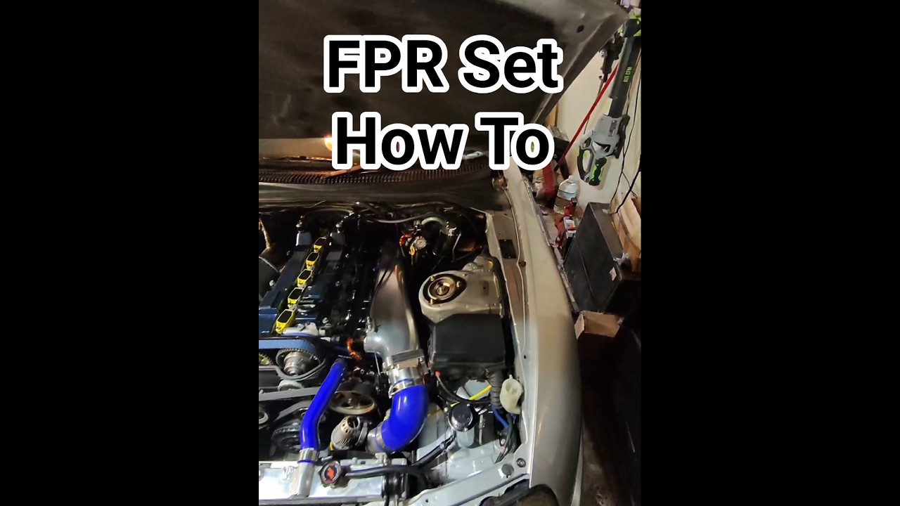 how to set the fuel pressure on your fuel pressure regulator