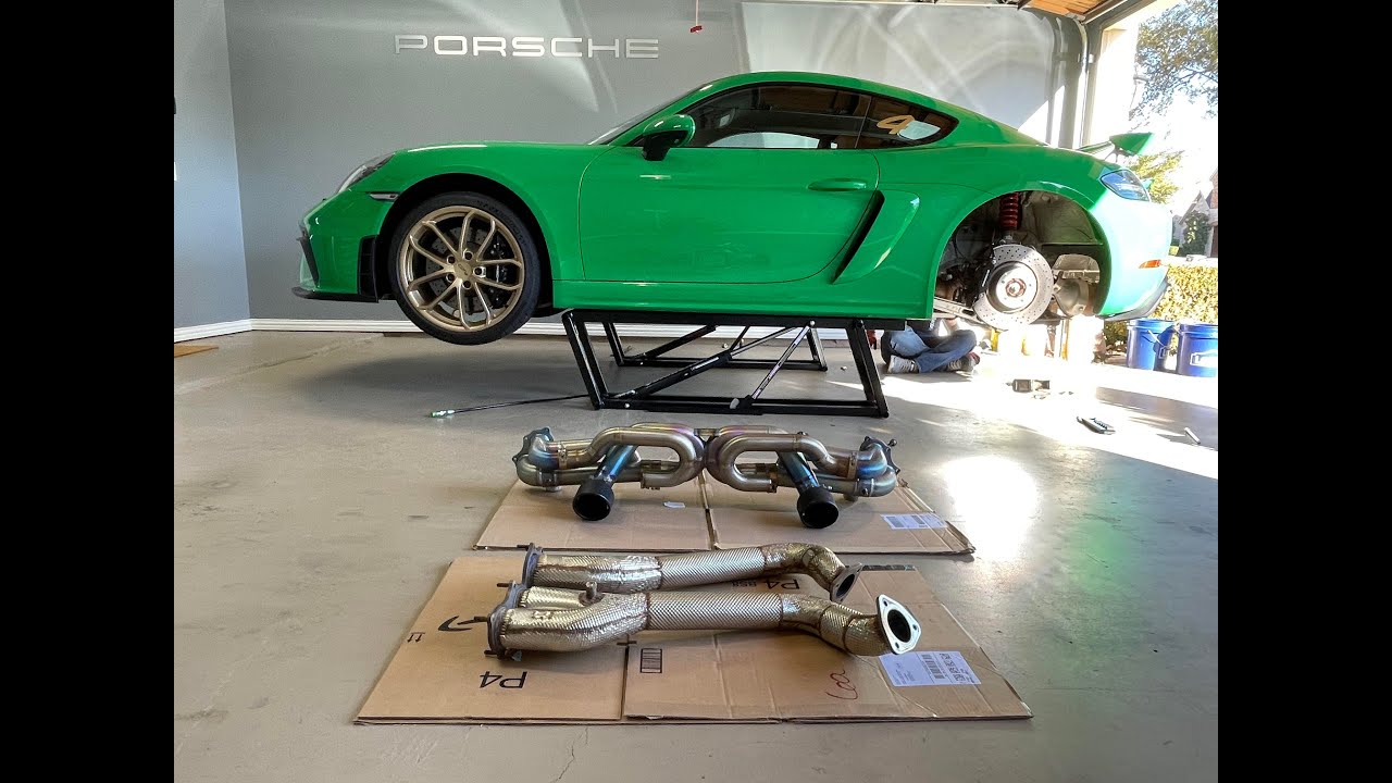 Akrapovic OAP is the only Exhaust upgrade you need for 718 GT4 (+ more JCR fitment issues)