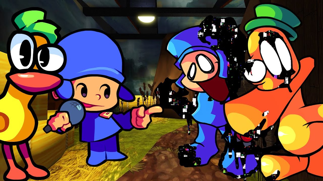 Pocoyo vs Corrupted Pocoyo 🎶 FNF Friends Friends to Your End but Pocoyo Characters Sing It