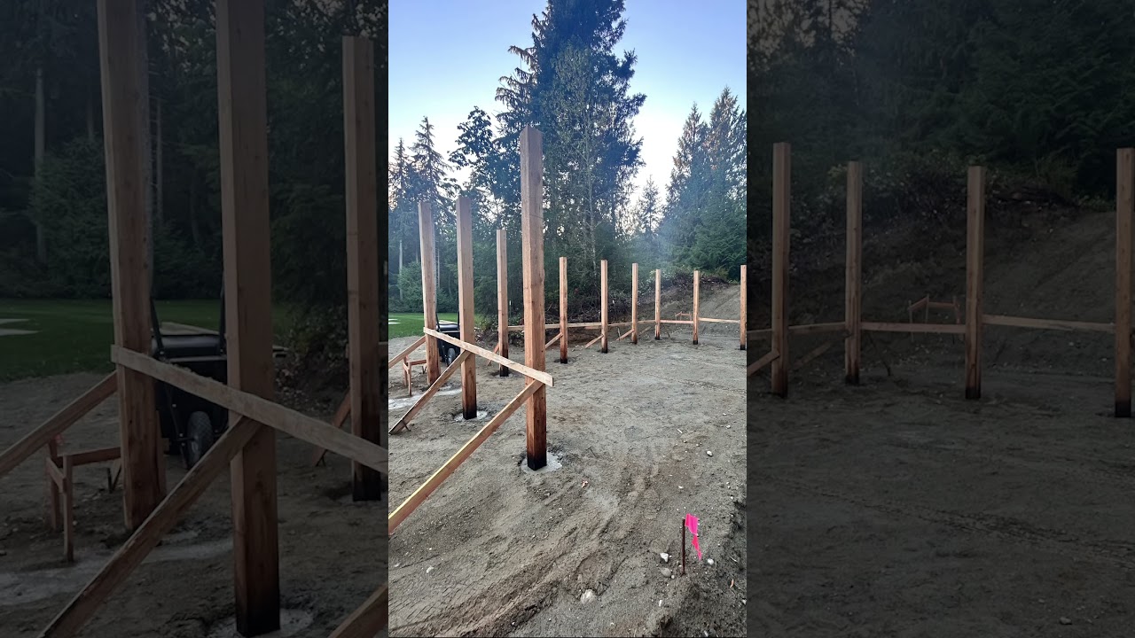 Saturday&rsquo;s progress for the raised bed garden area.