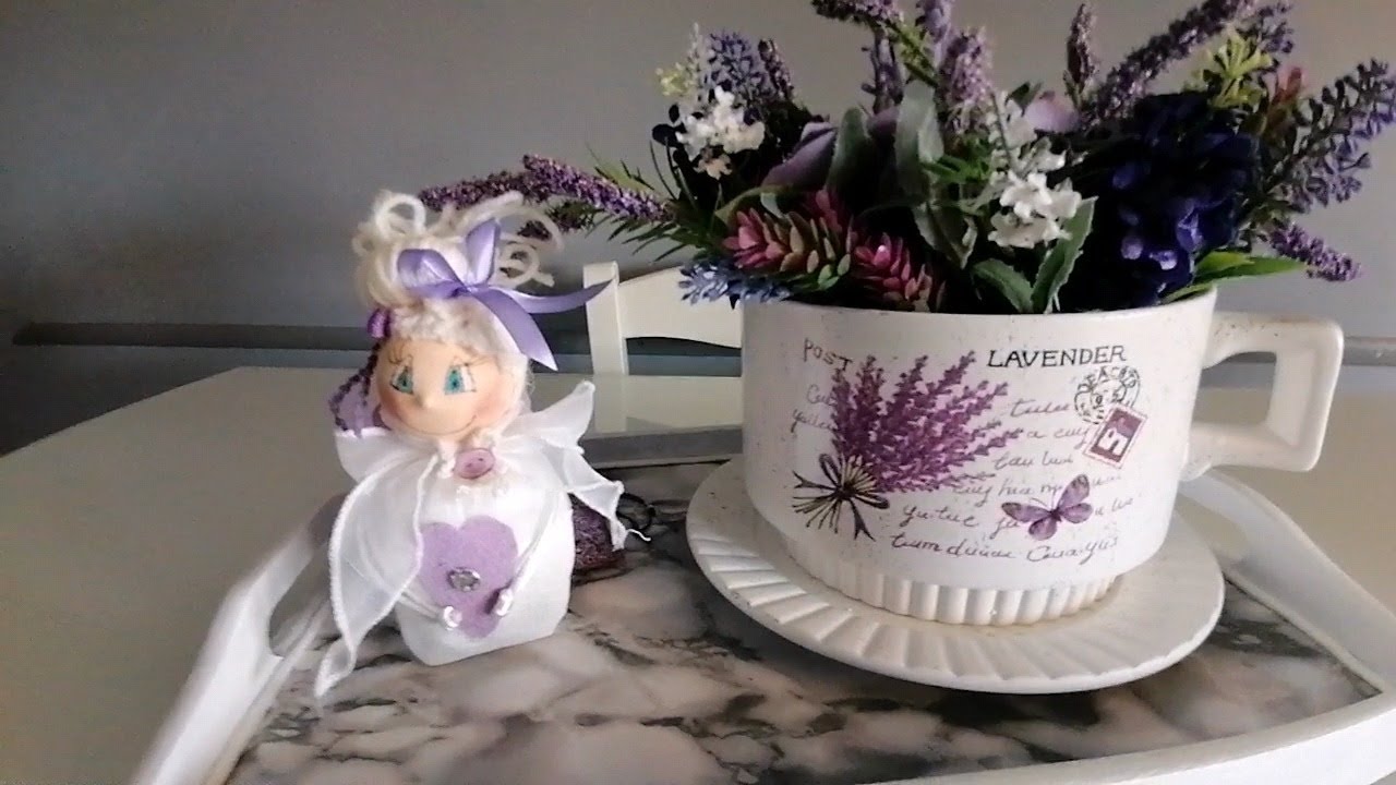 COME CREARE UNA BAMBOLINA PORTA LAVANDA #rosyfigura #lavanda