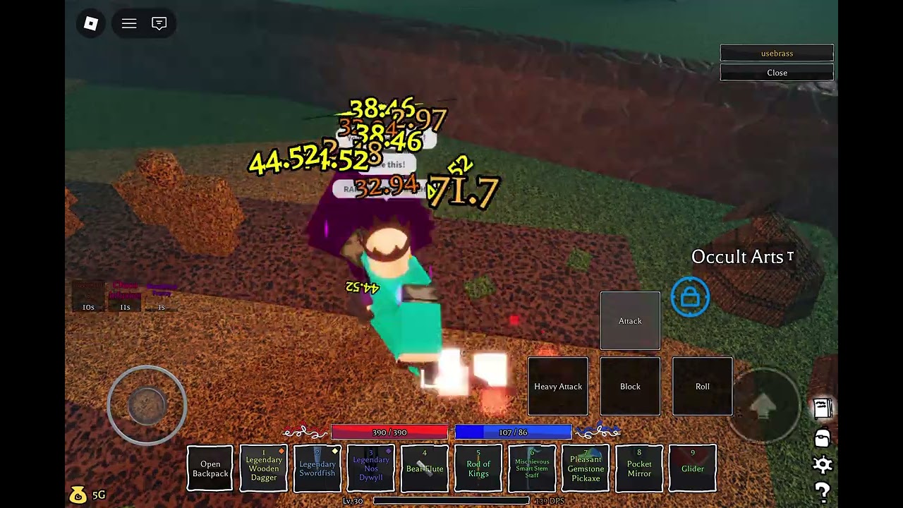 Legendary Wooden Dagger Build (with thief earrings)