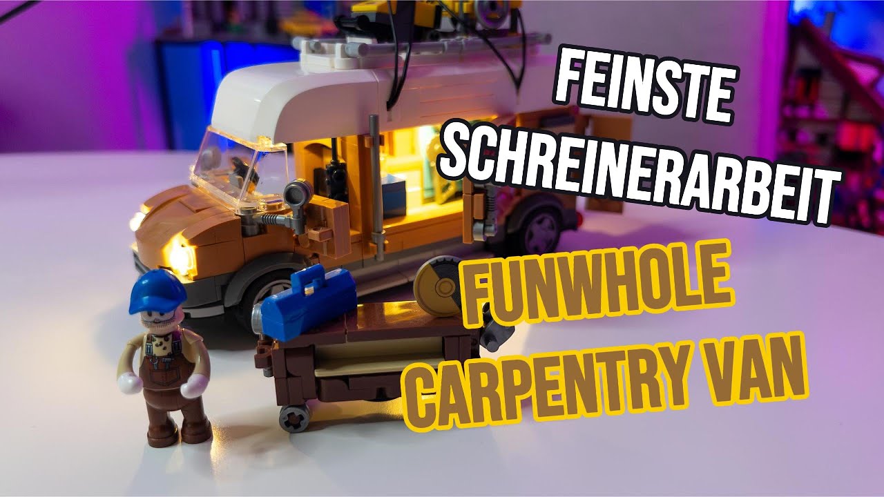 Funwhole macht alles richtig! Tolles Set und viel Spaß! Der Carpentry Van!