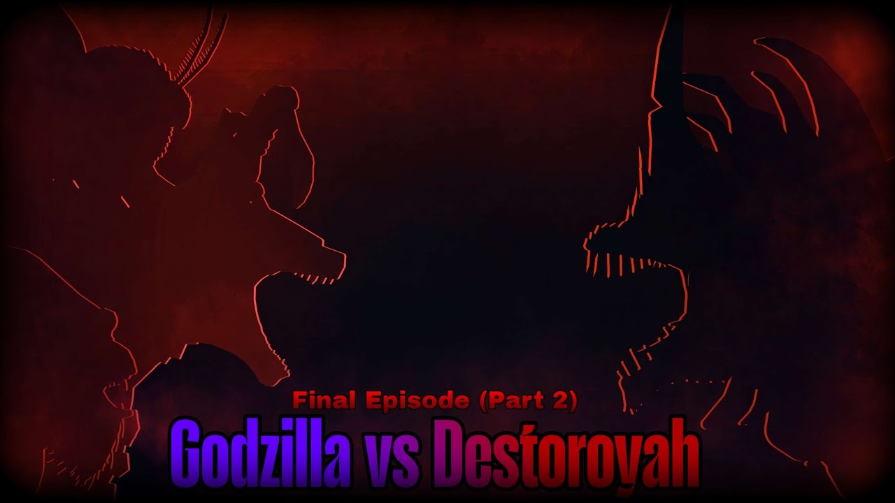 Godzilla vs Destoroyah - Final episode ( part 2 ) | FULL ANIMATION
