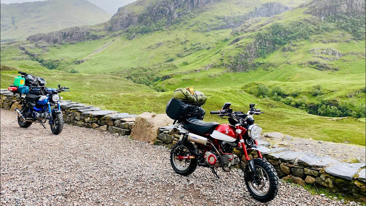 HONDA MONKEY UK TOUR! Day 6. John o Groats ROC bunker! Bad day for Reece, let’s find the hospital!