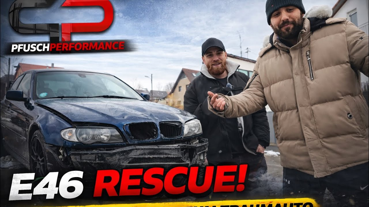 Vom Unfallwagen zum Traumauto! Unser BMW E46 Projekt startet