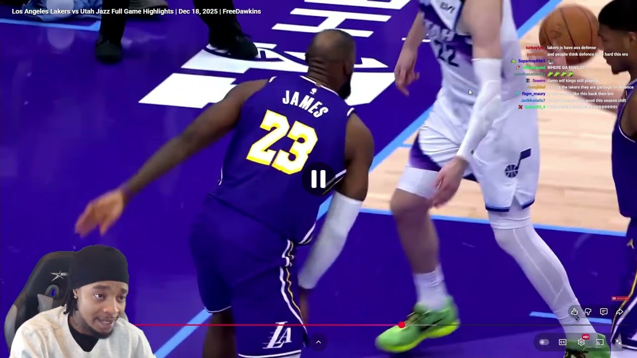 FlightReacts To LAKERS at JAZZ | FULL GAME HIGHLIGHTS | December 18, 2025!