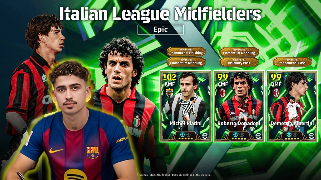 🔴 eFOOTBALL 26 Epic: Italian League Midfielders || Finally streaming after a break | #efootball