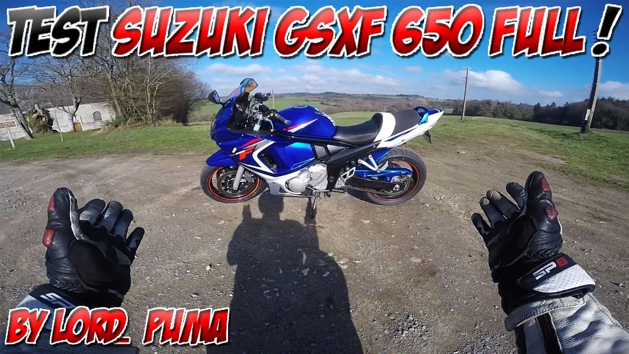 #Moto Vlog 74 : TEST SUZUKI GSXF 650 / UN BABY GEX !