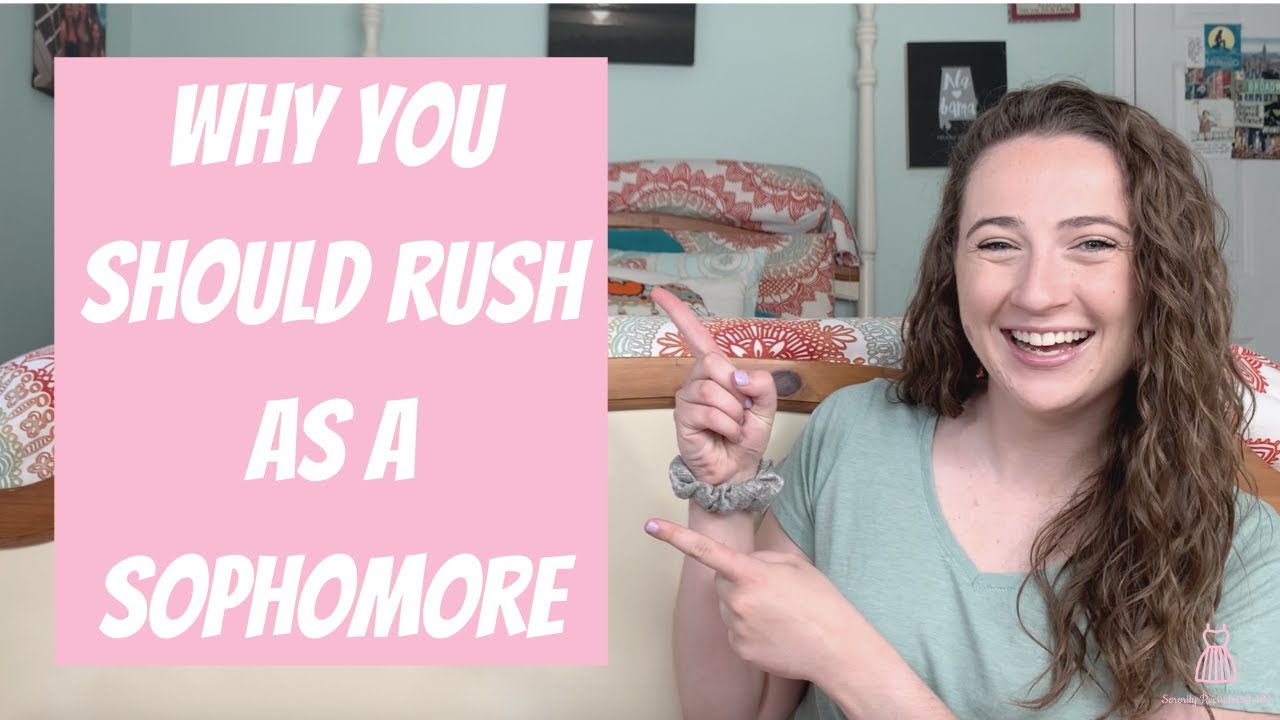 Why rushing as a sophomore is BETTER than rushing as a freshman | Sorority Recruitment 101