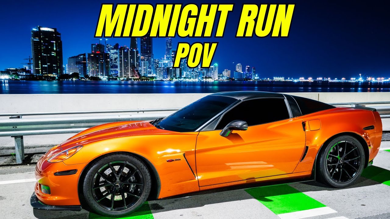 IT'S MIDNIGHT, COME DRIVE WITH ME – CORVETTE C6  Z06 NIGHT DRIVE POV