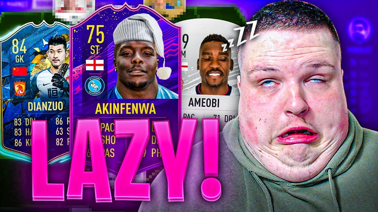 Using the LAZIEST team on FIFA 20...