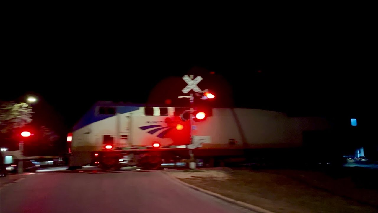 [Phase VII Superliner!] Amtrak P42DC 59 leads the Texas Eagle 21 train through Buda, Texas