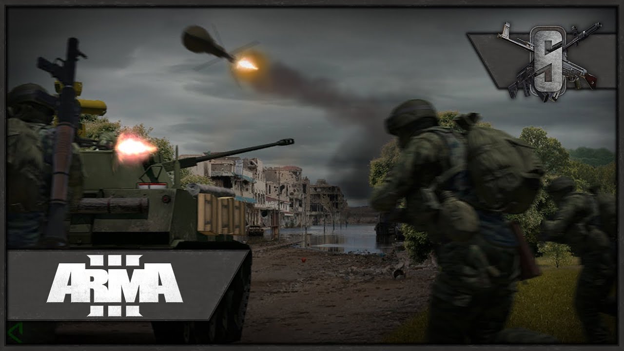 40v40 Players City PvP - ArmA 3 - RHS King of the Hill Multiplayer Gameplay