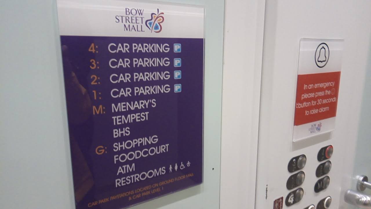 Odd One Out! 2005 Otis GEN2 Lifts At Bow Street Mall Car Park Lisburn, Lifts 3,4,5