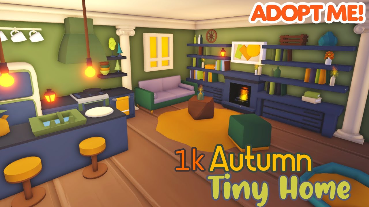 Budget Autumn (Fall) Tiny Home Speed Build 🍂| Roblox Adopt Me