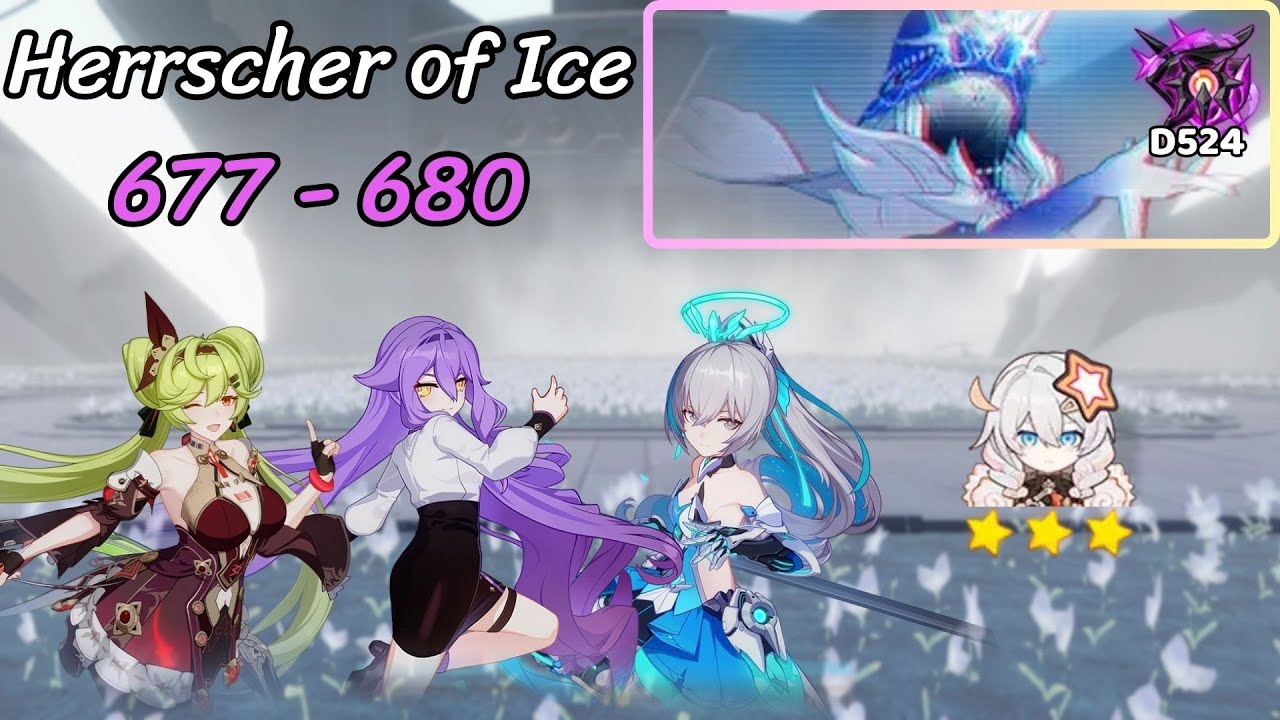 Nirvana D524 - Herrscher of Ice (Ignite) [677-680]《 SSS MMG, S2 HoTr,  3* Kiana 》