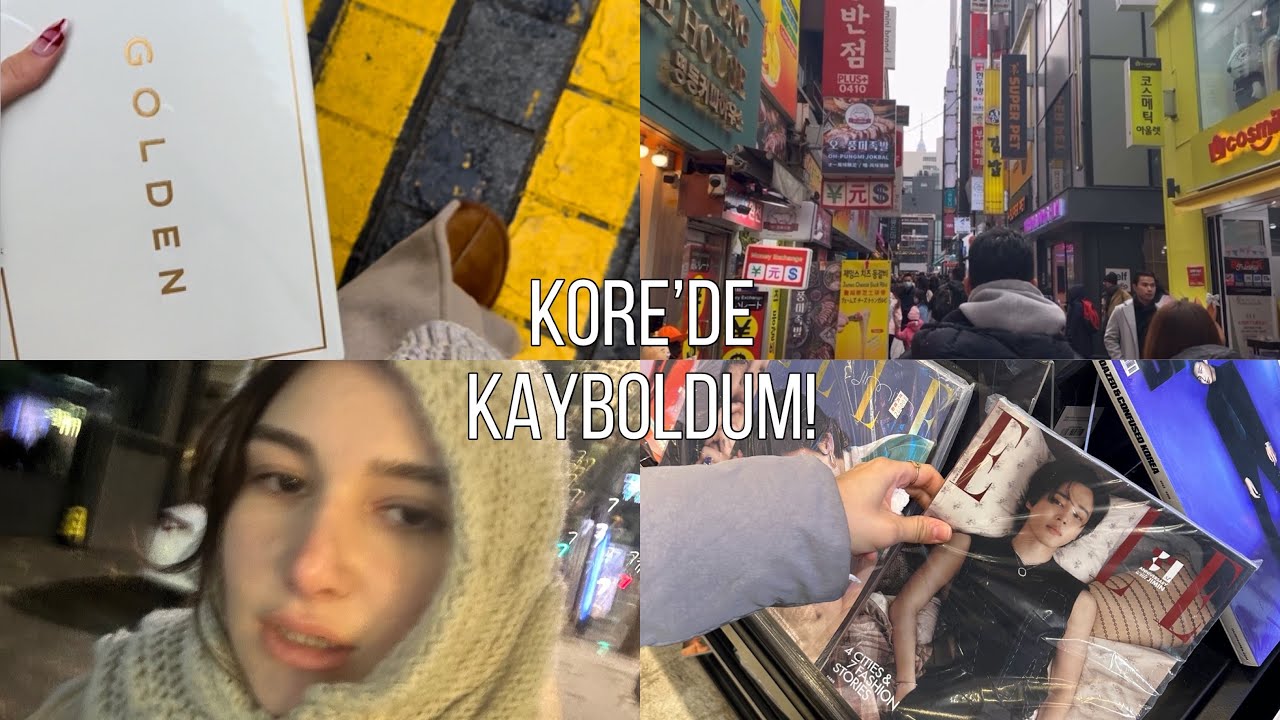 HYBE’A GİDERKEN KAYBOLDUM! 🇰🇷 Kpop mağazaları🎤, eve dönüşte sohbet🫂 📍#ilaydainseoul day-3