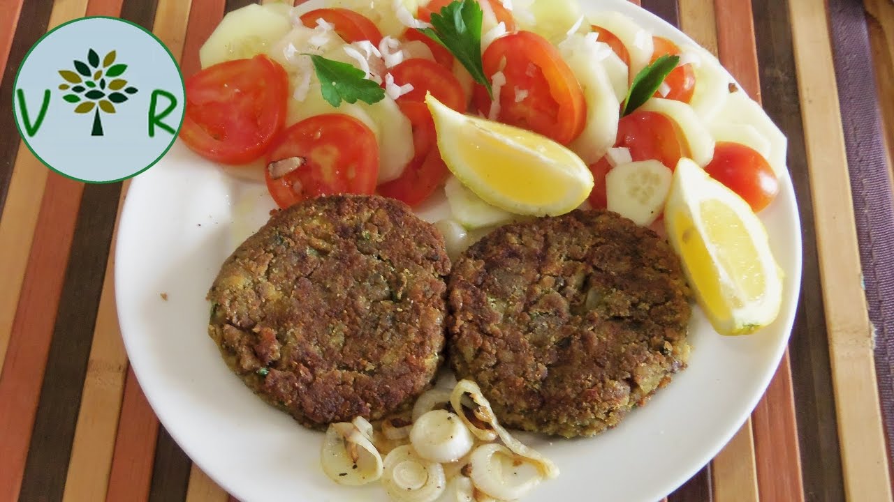 Burger végétalien de lentilles