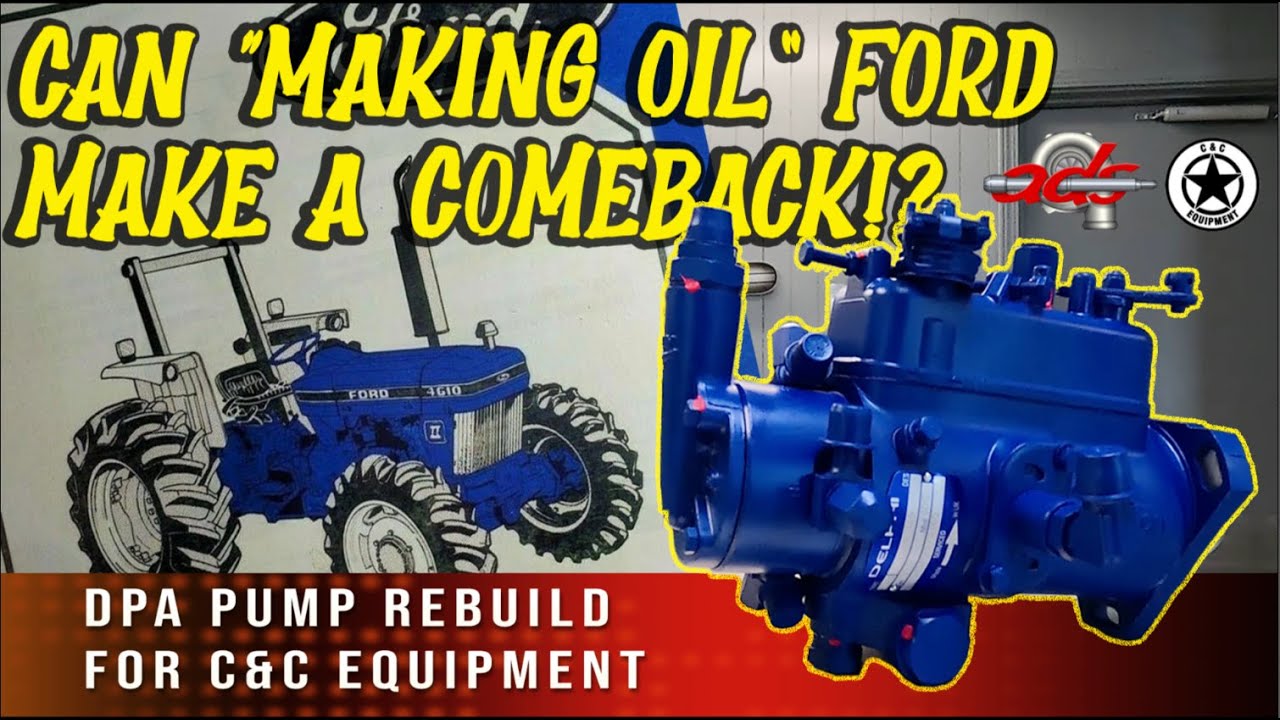4610 Ford Tractor MAKIN' OIL! Lucas / CAV Pump Repair Rebuild for @C_CEQUIPMENT1985 60HP 3-cylinder