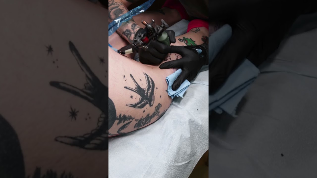 FIRST TIME TATTOOING WITH A COIL MACHINE