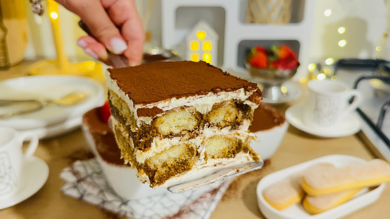 أسرار التيراميسو الإيطالي الأصلي 🇮🇹 وصفة المحترفين التي لا تسيح! 🍰 tiramisù 