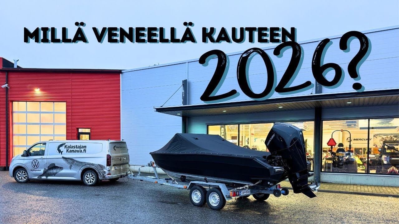 Millä veneellä kauteen 2026? | Kalastajan Kanavan isompi vene