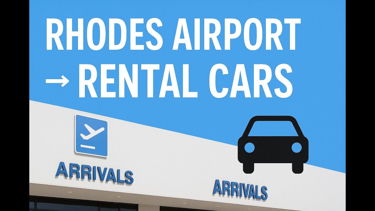Rhodes Airport Rental Cars – Walk from Arrivals to Car Pick-Up (Step-by-Step Guide)