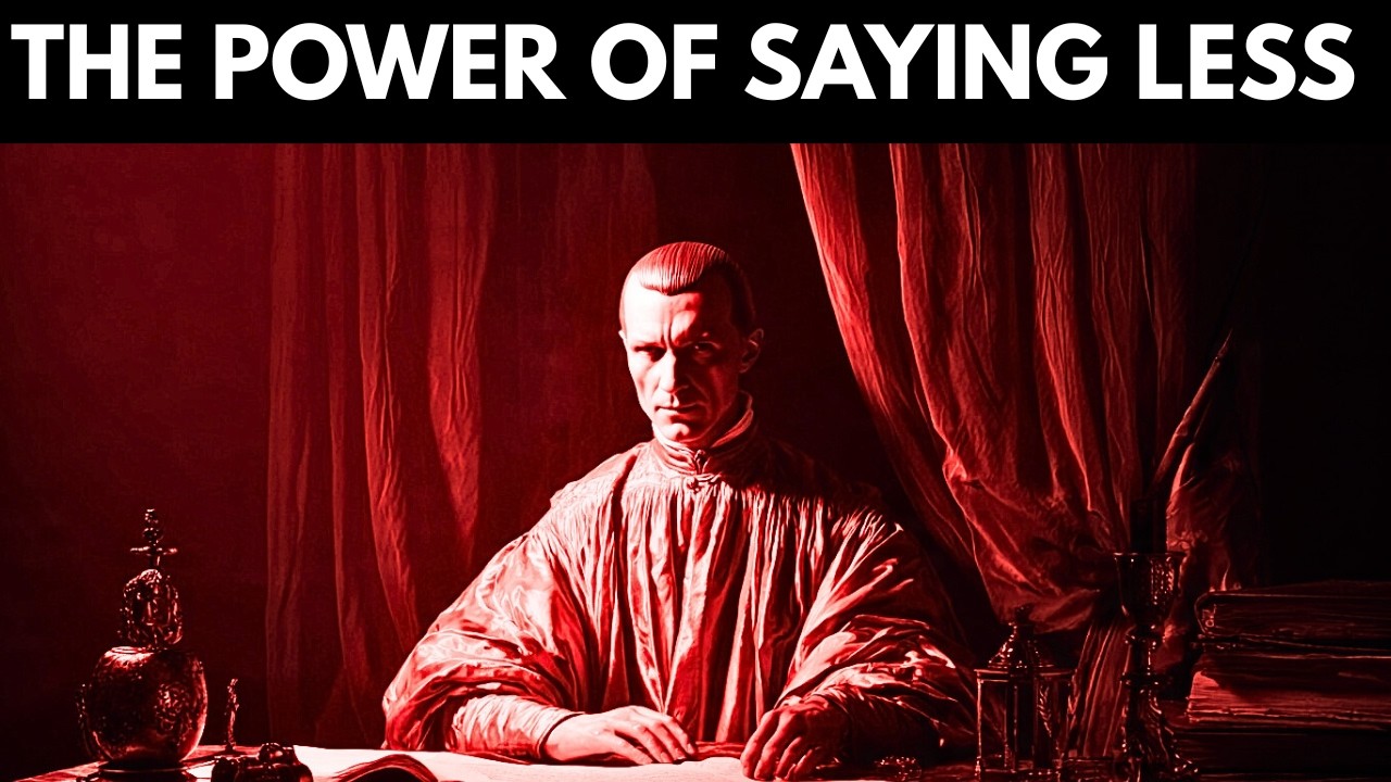 The Secret Power of Saying Less (Silence Breeds Power) | Machiavelli