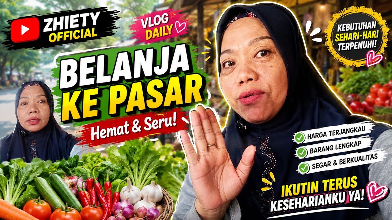 BELANJA KE PASAR BELI BAHAN BUAT JUALAN 