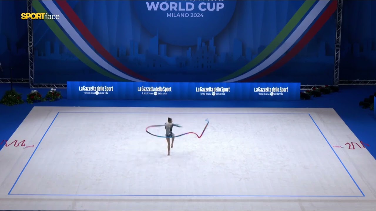 IKROMOVA Takhmina (UZB) RIBBON AA 32,05 - WC Milan 2024