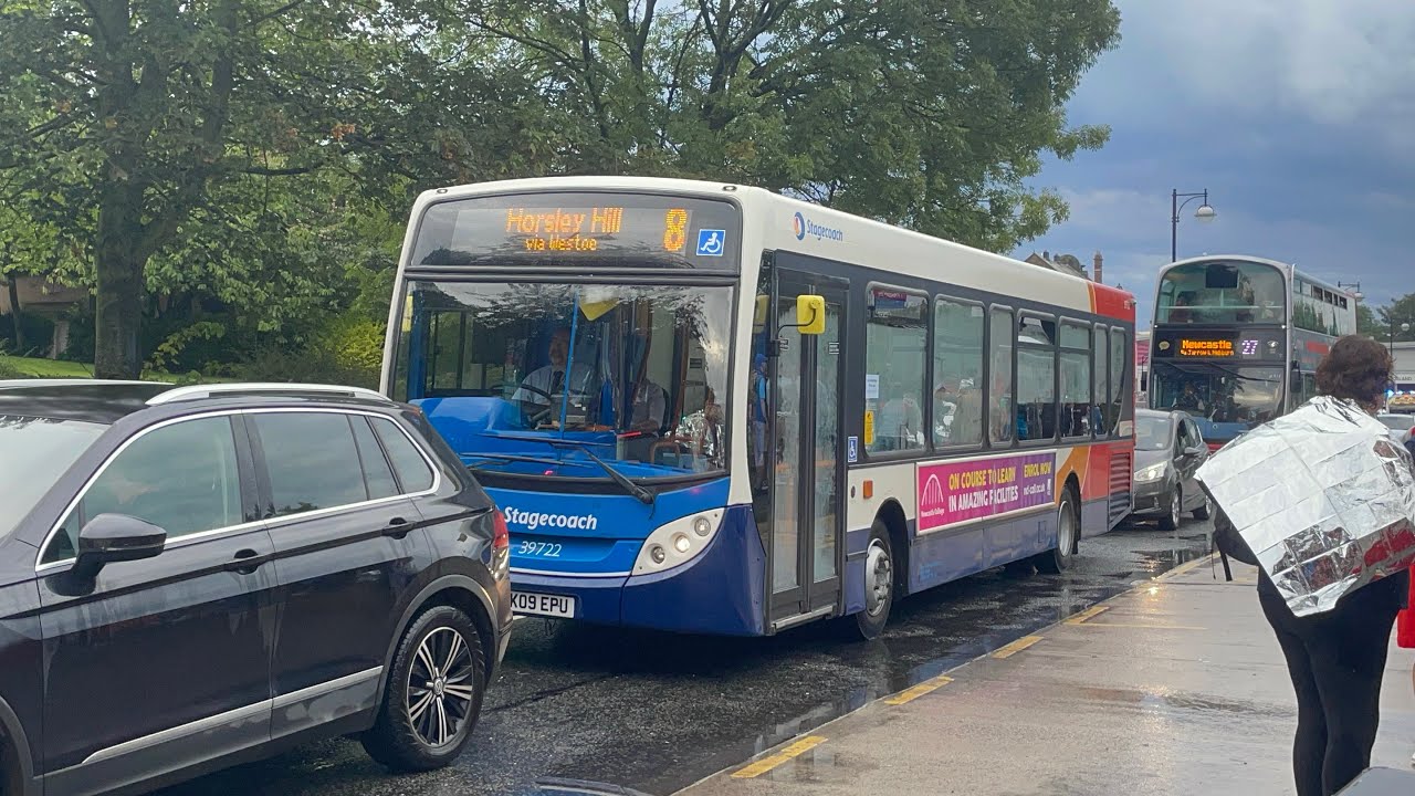 Full route visual 8 South Shields to Marsden then South Shields