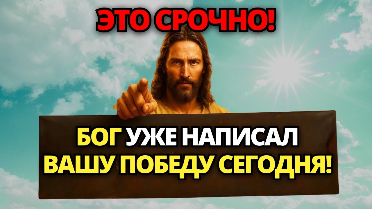 💌 ПРОЩАЙТЕ! БОГ НЕ МОГ БОЛЬШЕ ТЕРПЕТЬ, УВИДЕЛ ВАШ СЛУЧАЙ И ОСУЩЕСТВИЛ ЧУДО✝️ ПОСЛАНИЕ ОТ БОГА