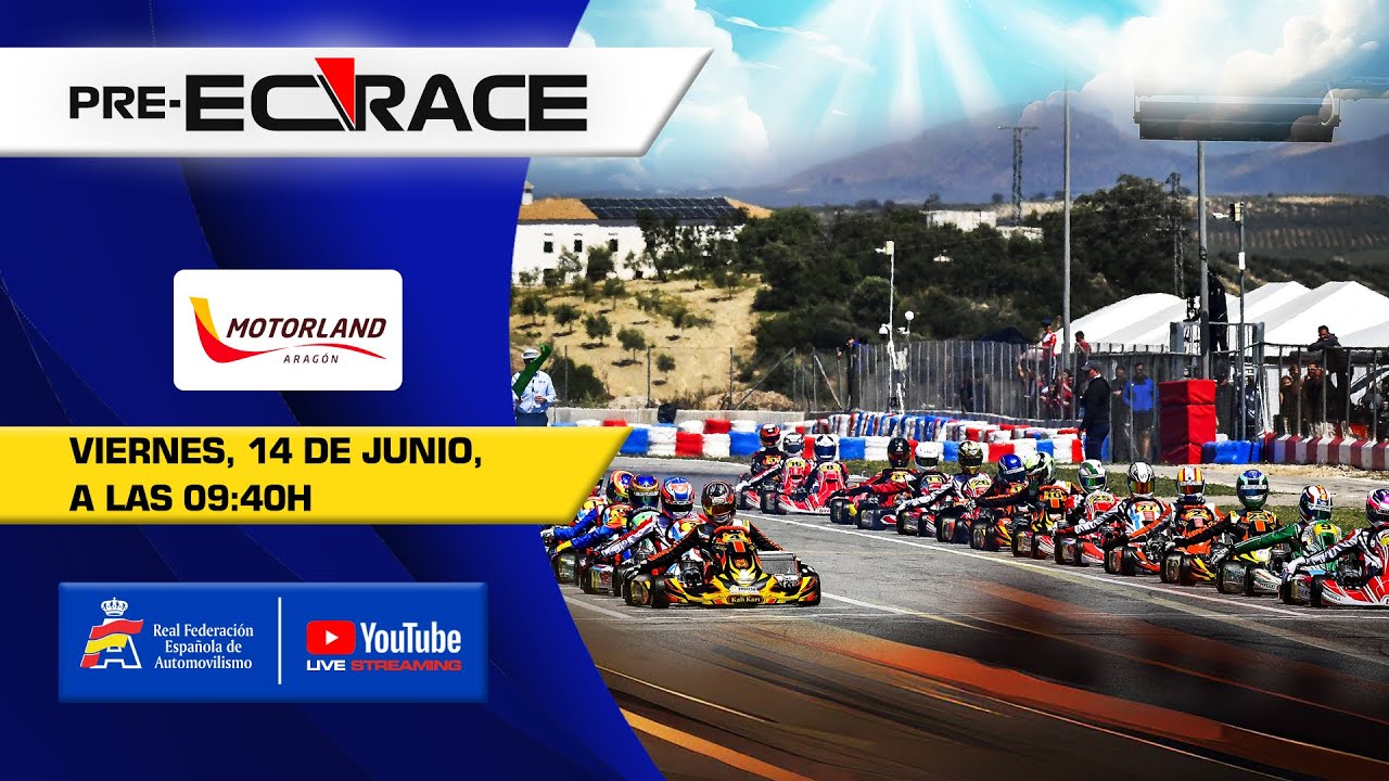 En directo: Karting PRE-EC RACE – Motorland-Aragón 2024