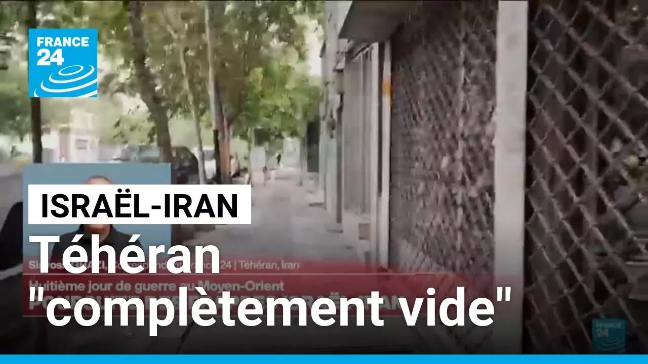 Guerre Israël-Iran : les rues de Téhéran 