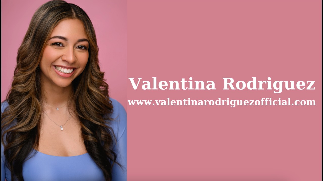 2026 Vocal Reel | Valentina Rodriguez