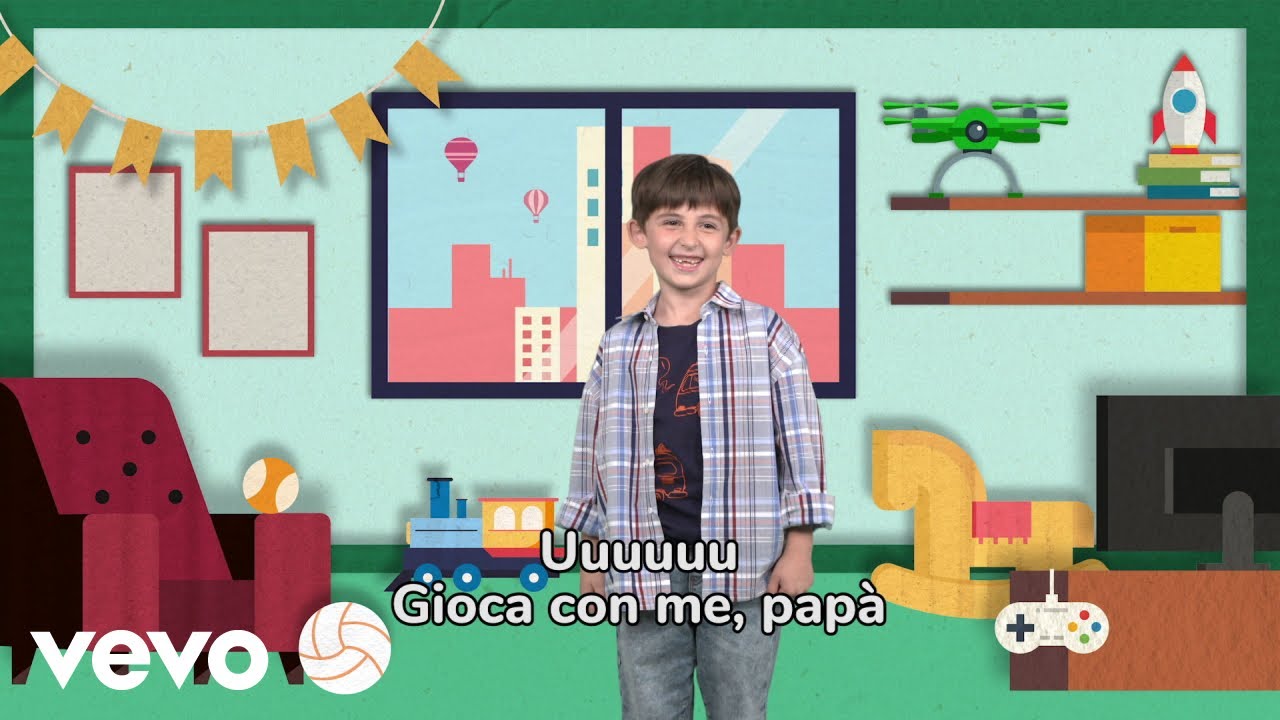 Piccolo Coro dell'Antoniano - Gioca con me papà (official video) - 65° Zecchino d'oro