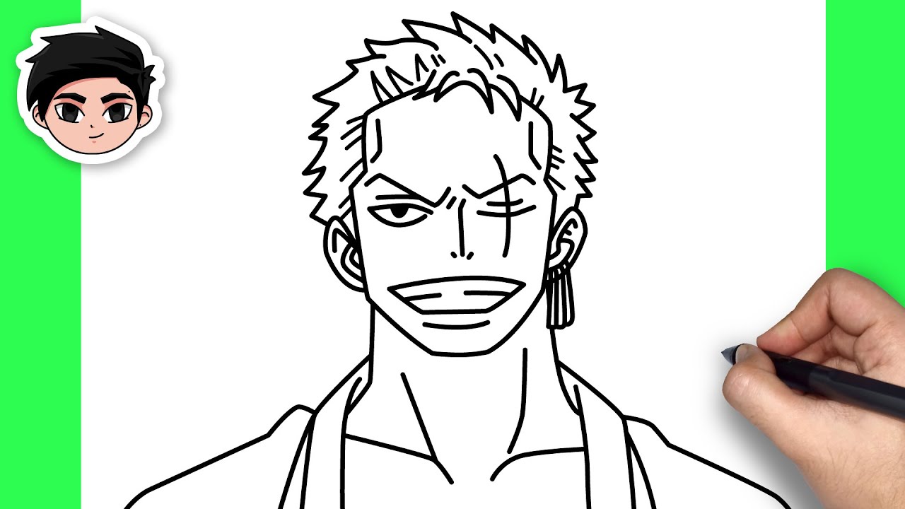 Como Desenhar Roronoa Zoro (One Piece)