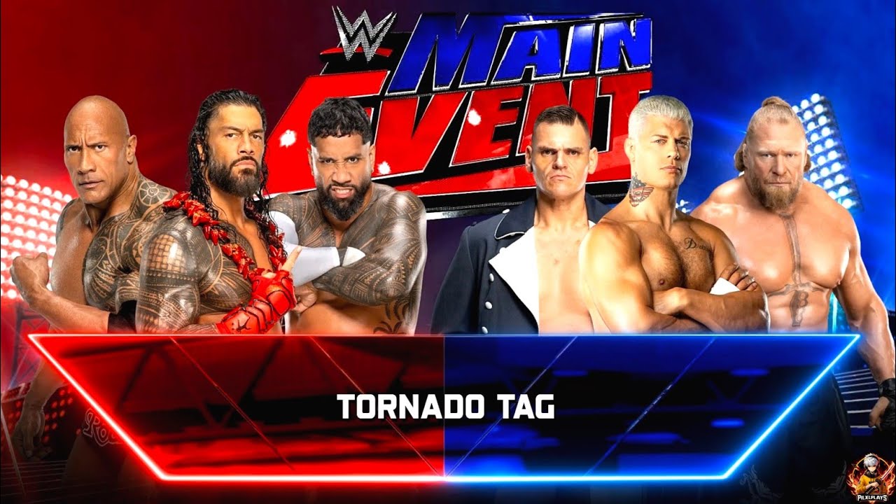 The Bloodline vs. Team Cody Rhodes (WWE 2K25) Tornado Tag Team Match 