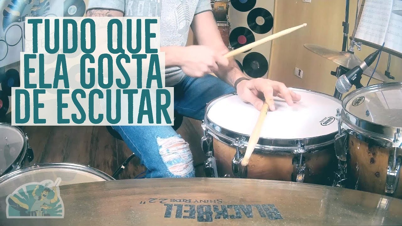 Tudo que ela gosta de escutar - Charlie Brown Jr. - Drum Cover