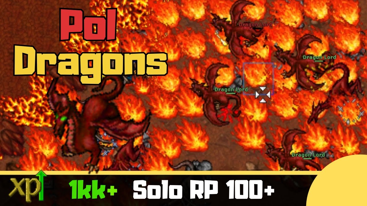 RP 100+ PoI Dragon Lair [Tibia Solo Paladin]